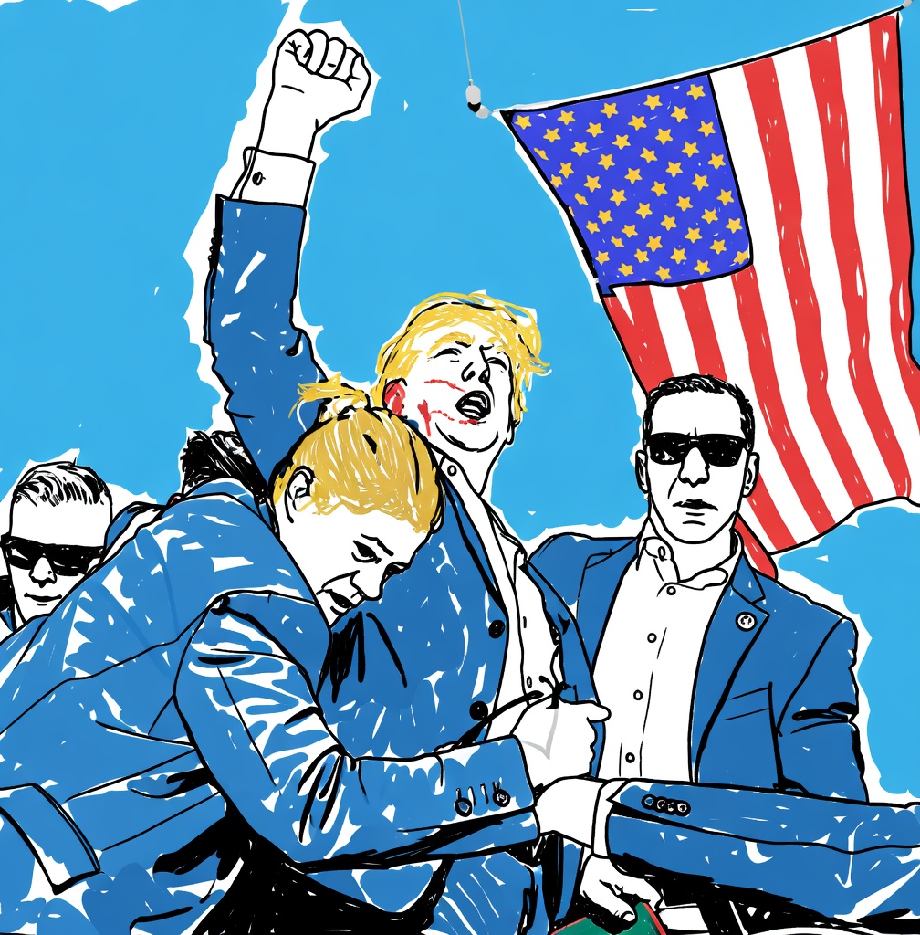 Scribbli Trump gallery art 1